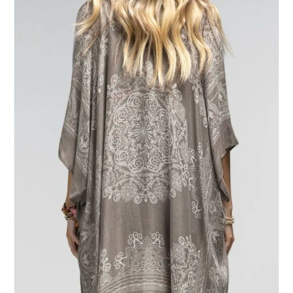 NWT Lana Roux Boho Style Oversize Kimono Cardigan In Women's One Size - Picture 2 of 12